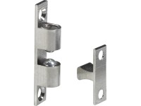 Hettich Kugelschnäpper 42 x 8 x 9 mm Messing vernickelt 2 Stk.