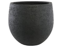 Gartec Pflanzgefäss Fiber Balloon Rough Schwarz Ø 40 cm / Höhe 36 cm