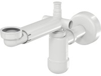 Prevex Raumspar-Siphon Preloc Weiss Ø 32 mm