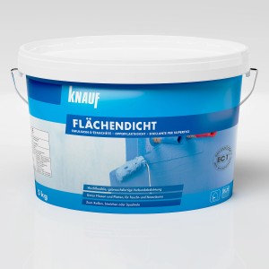 Eimer Knauf Flächendicht 5 kg, Verbundabdichtung für Fliesen in Nassräumen.