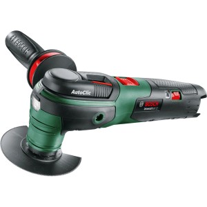 Outil multifonction sans fil Bosch UniversalMulti 12 (sans batterie) pour applications variées.