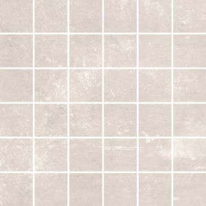 Mosaïque Denver en grès cérame blanc, 30x30 cm, pour murs et sols.