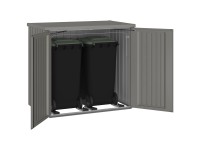 Biohort Mülltonnenbox Alex Duo quarzgrau-metallic