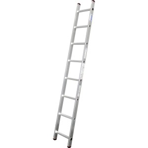 Scala d'appoggio Krause Corda con 8 gradini, scala in alluminio per uso domestico.