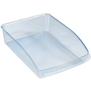 Transparente Wenko Kühlschrank-Organizer Box aus Kunststoff, Teil eines 3er-Sets.