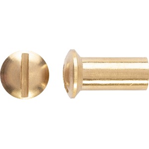 Écrous douille M6 x 15 mm Cuivre 8 pcs