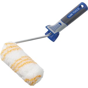 LUX Dispersionsroller, 12 cm, Polyamid Langflor mit Bügel und 3-Komponenten-Griff.