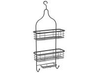 MSV Duschregal Hiko Stahl Schwarz 2 Ebenen MSV Duschregal Hiko Stahl Schwarz 2 Ebenen