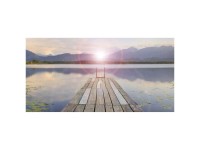 Leinwand-Wandbild Canvas Lake Hopfensee 50 x 100 cm