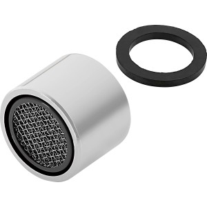 Aeratore M22 cromato con anello di tenuta per rubinetto cucina KI-1050.