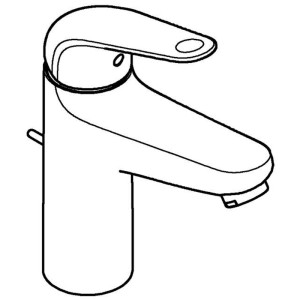 Mitigeur de lavabo Grohe Swift, chrome, taille M. Mitigeur monocommande pour salle de bain.