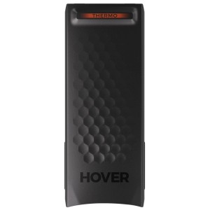 Batteria intelligente Hoverair Thermo nera per droni X1 Pro/Max. Rettangolare, con motivo a nido d'ape e indicatore THERMO.