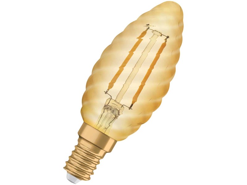 Osram Ampoule LED forme bougie filament mat E14 Blanc chaud 60 W 806 lm  variable