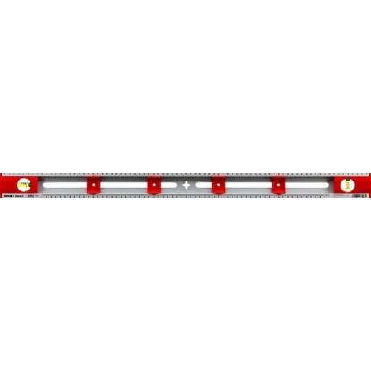 SOLA Elektriker-Wasserwaage 40 Cm – Markierhilfe Für Schalter & Steckdosen, Rot