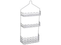 MSV Duschregal Agadir Stahl Weiss 3 Ebenen MSV Duschregal Agadir Stahl Weiss 3 Ebenen