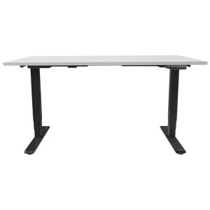 Contini Bürotisch elektrisch höhenverstellbar Grau 64,5 - 130 x 180 x 80 cm