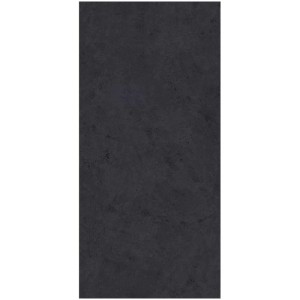 Pannello posteriore doccia Breuer effetto pietra antracite lucido, 100x210 cm.