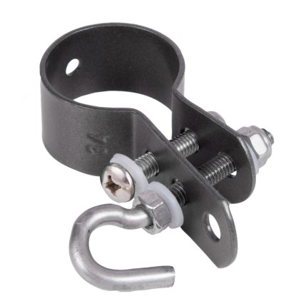 Alberts Collier pour barres de tension en treillis galvanisé Anthracite Ø 34 mm