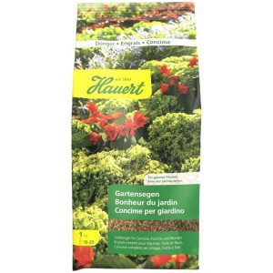 Hauert Volldünger Gartensegen 1 kg pour légumes, fleurs et plus.