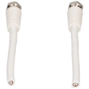 Cavo di connessione Sat Schwaiger bianco, 90 dB, 1,5 m, per collegamento antenna.