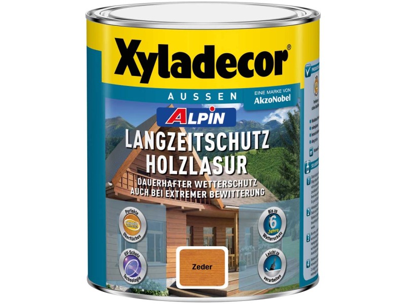 Alpin Langzeitschutz Holzlasur Zeder 1 l kaufen bei OBI