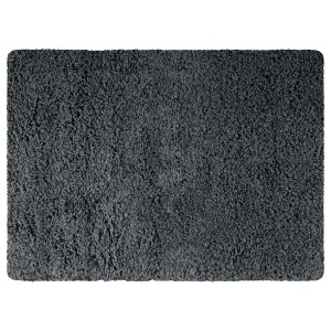 Tappeto bagno MSV in microfibra antracite, 50x70 cm, per bagno.
