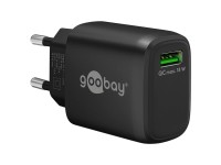 Goobay USB-Schnell-Ladeadapter Schwarz 18 W