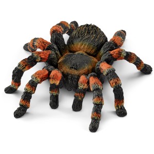 Detailreiche Schleich Wild Life Vogelspinne als Spielzeugfigur.