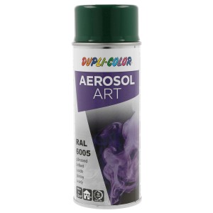 Dupli-Color Lackspray Aerosol-Art RAL 6005 Verde muschio, bomboletta da 400ml per riparazioni di vernice e carrozzeria.