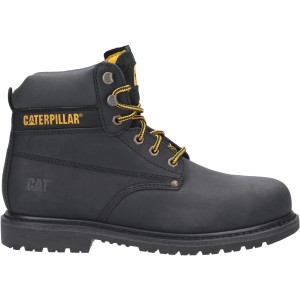 Chaussures de sécurité noires Cat Powerplant S3, taille 41, pour la protection au travail.