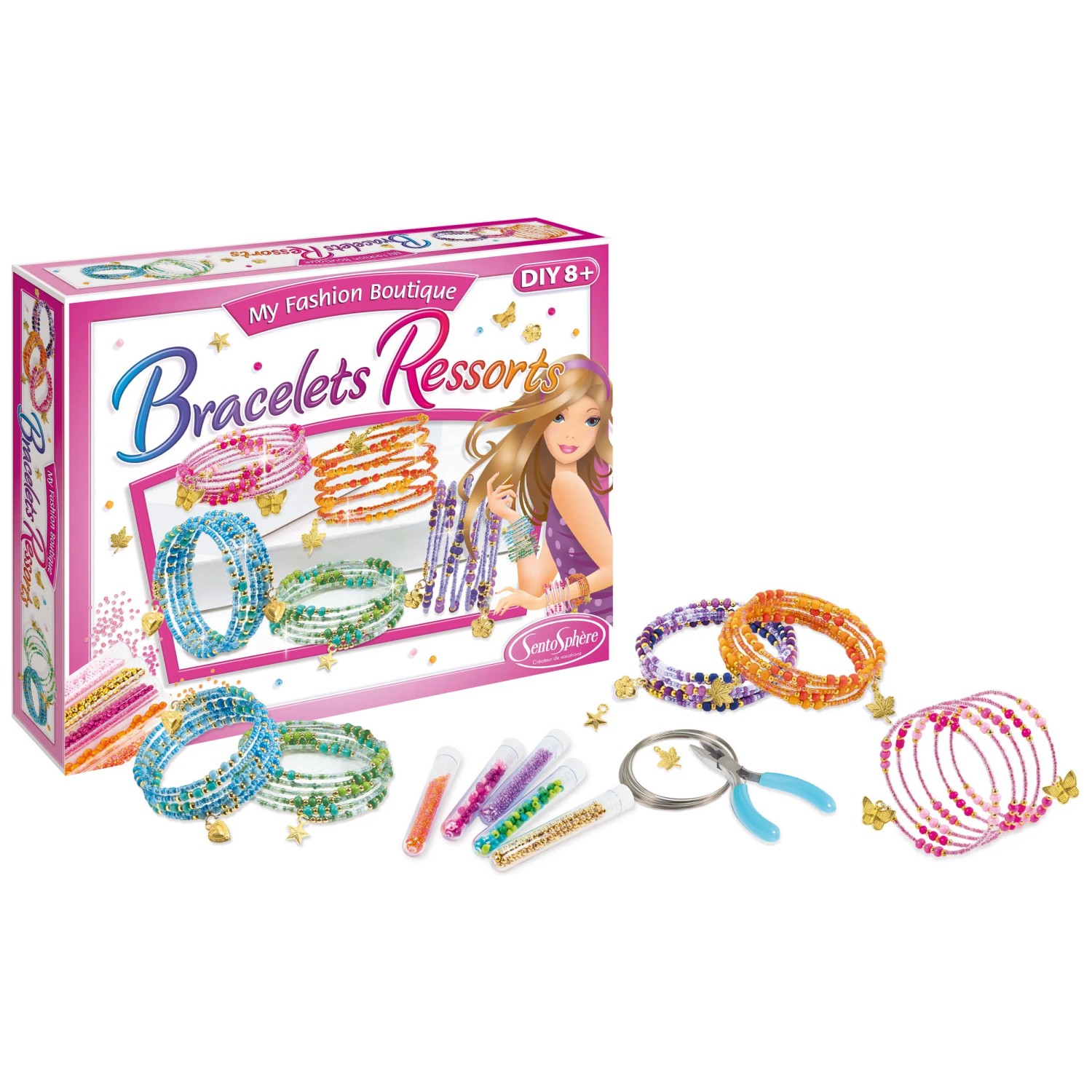 Kit Création Bijoux Bracelets Spirales Sentosphère - Loisirs 8