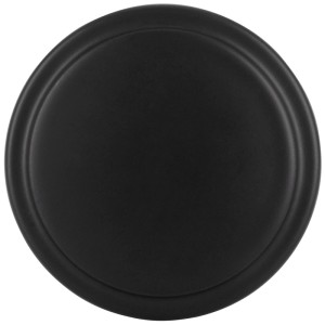 Siro Möbelknopf 2605, Aluminium, Schwarz matt, Ø 32 mm. Moderner Möbelknopf für Schrank und Kommode.