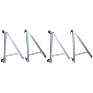 Technaxx Staffa solare TX-230, set da 2 per impianto fotovoltaico da balcone TX-220, alluminio.