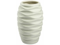 Keramik-Vase Lips Weiss Ø 13 cm / Höhe 20 cm