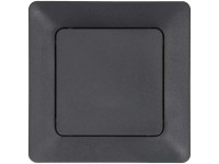 Unterputz-Druckschalter Priamos Schema 3 IP20 Anthrazit Gr. 1 x 1
