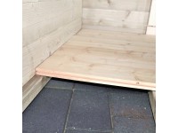 Alpholz Holzfussboden Gartenhaus imprägniert 3 m² / Stärke 18 mm