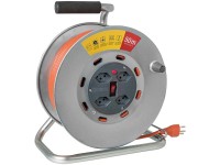 Steffen Kabelrolle Loop 4 x T13 Metall Silber-Grau Länge 50 m