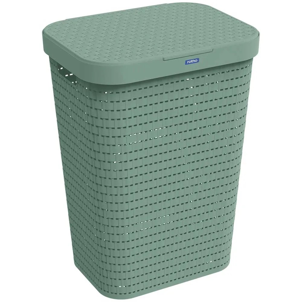 Rotho Wäschesammler Country Grün 55 l kaufen bei OBI