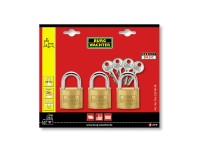 Burg-Wächter Set di lucchetti Trio 222 30 SB