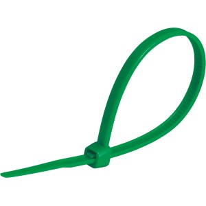 Serre-câble vert OBI, 150 mm, en plastique, pour regrouper et fixer les câbles.
