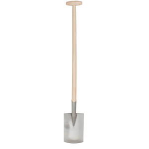 Bêche pour femme LUX avec manche en frêne et bord d'appui, longueur 85 cm.