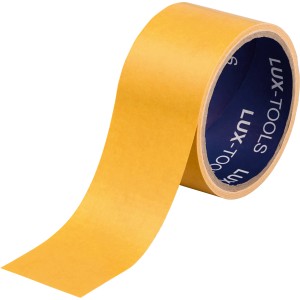 Rouleau de ruban adhésif double face LUX, 5 m x 50 mm, pour pose de moquette et de sol.