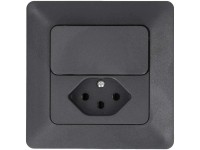 Petite combinaison encastrée Priamos NO/NF / type 13 / IP20 Anthr T. 1 x 1