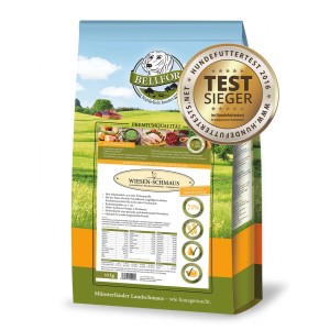 Bellfor Wiesen-Schmaus cibo secco per cani con pollo, sacco da 10 kg, pressato a freddo e senza cereali.