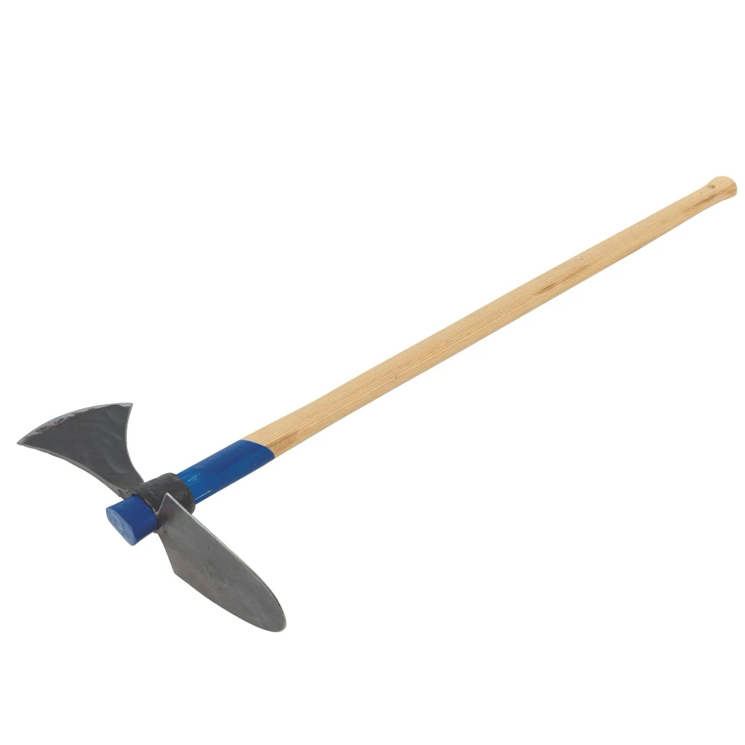 BROLEO Pioche De Jardin Robuste - Outil à Main Avec Manche En Bois Pour Creuser, Désherber Et Retourner Le Sol