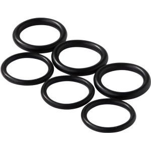Set di guarnizioni O-ring KÖRO, 6 pezzi, per rubinetti da 3/8, per sigillare valvole.