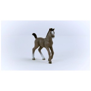 Schleich Cheval de Selle Francais Poulain, figurine en plastique détaillée.