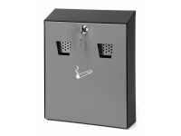 Vepa Bins Wandaschenbecher mit Fronttür Edelstahl