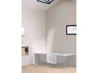 Duschbadewanne Duo 4 rechts (HxBxT) 57,5 x 160 x 75 cm