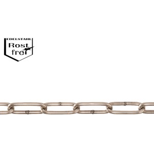 Catena per saldatura Conacord, forma C, acciaio V4A, diametro 2 mm, al metro
